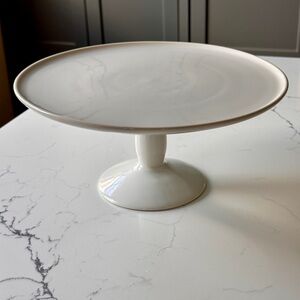 Pottery Barn Great White Cake Stand 12”
